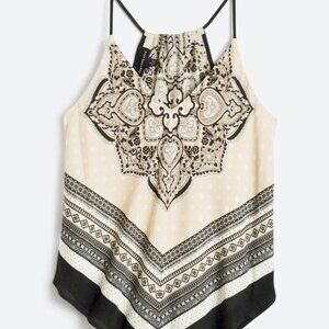 FORTUNE + IVY Handkerchief Blouse